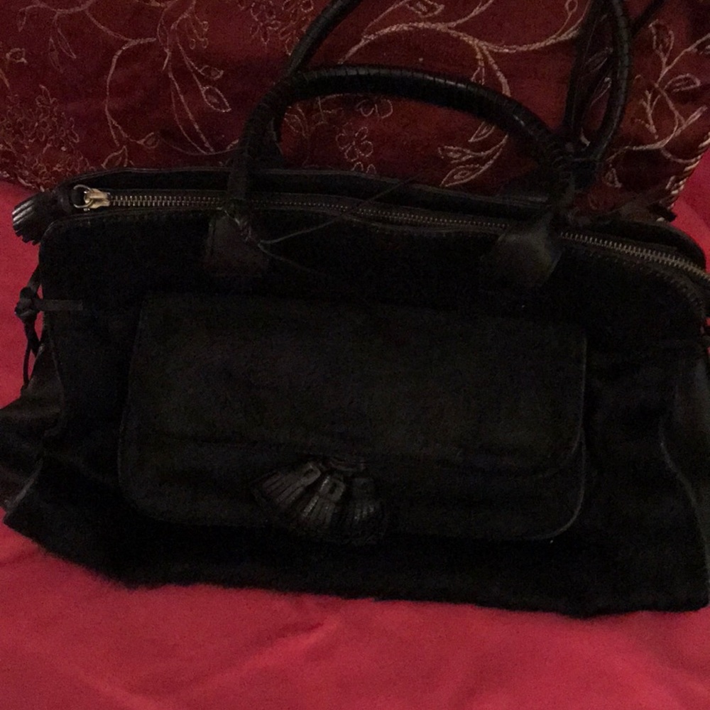 ANTONIO MELANI Cowhide & Leather Purse
